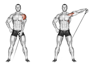 Cable Lateral Raise One Arm 