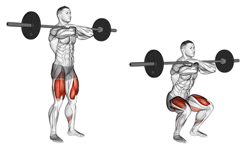 Barbell Front Squat