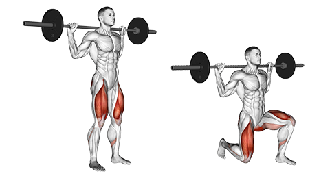 Barbell Lunge