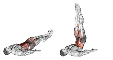 Lying Floor Leg Raise