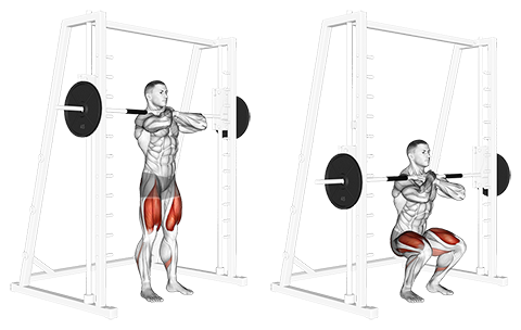 Smith Machine Front Squat