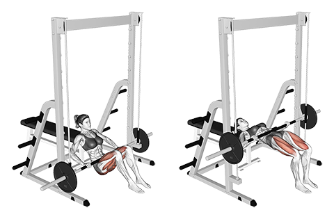 Smith Machine Hip Thrust